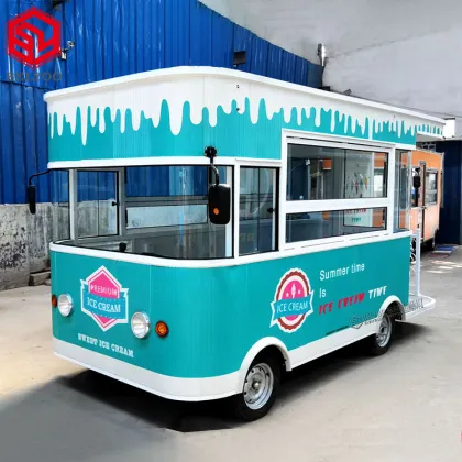 Mobile Food Truck: Ice Cream, Coffee, Taco, Pizza & Fast Food