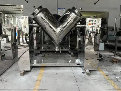 Stainless Steel V Shape Dry Medical Powder Mixer