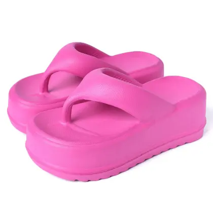 Wholesale EVA Foam Thick Sole Flip -Flops Slippers