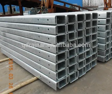 1700mm 1900mm Guardrail post for safety barrier