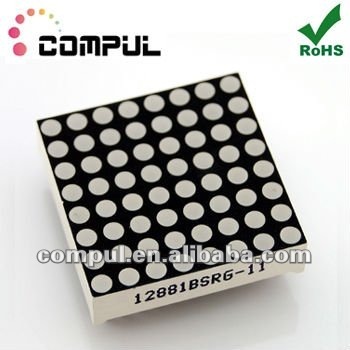 1.2 Inch Dual Colors 8*8 Indoor LED Dot Matrix Display Module