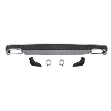 A6 Class A6 New Style Rear Diffuser with Tail Pipe and Normal Rear Lip for Audi