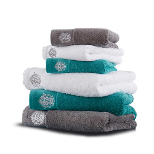 China custom organic cotton terry hotel bath towels set Factory