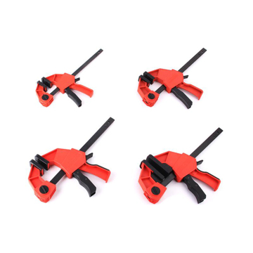 Professional Heavy Duty 6-inch Red Plastic Long Woodworking Bar Clamp with Hardened C45 Steel Rail - Top Quality Clamping Solution for Woodworking Projects