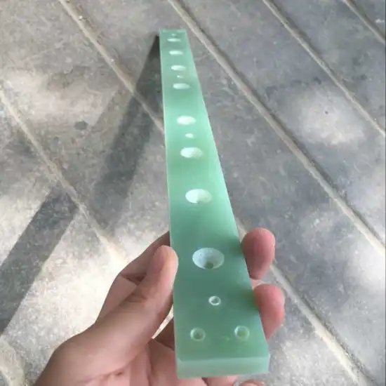 CNC machining cutting and drilling FR4 fiberglass panels