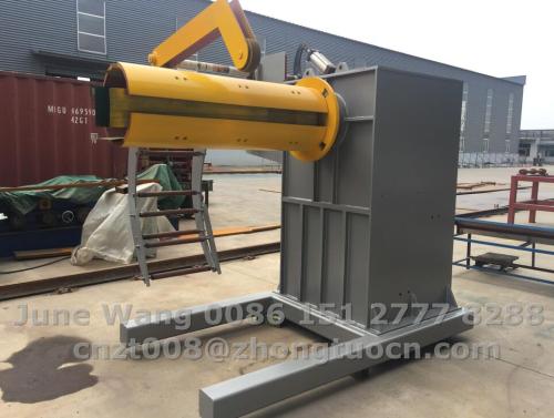 10Tons pneumatic auto coil decoiler