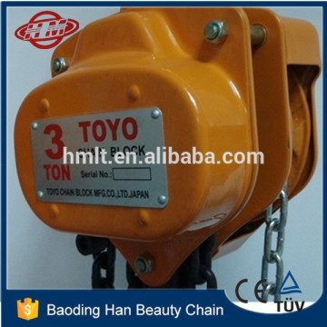 hot sale toyo chain block 3ton
