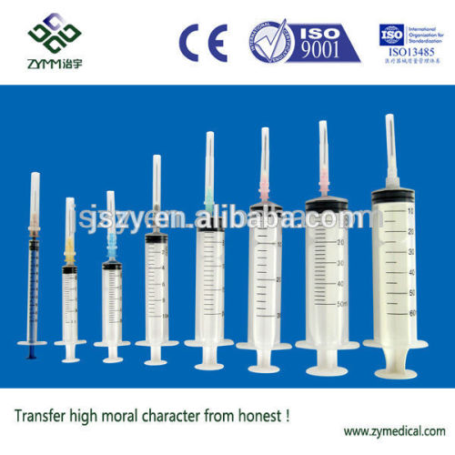 1ml 3part Medical Disposable Hypodermic Syringes, High Quality 1ml 3