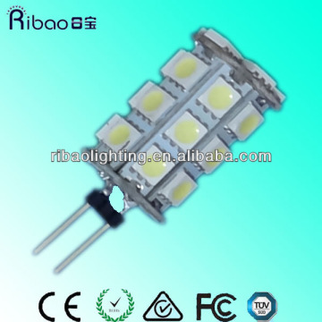 Super bright SMD5050 12v 24v 5w light base g4 bi-pin led bulb