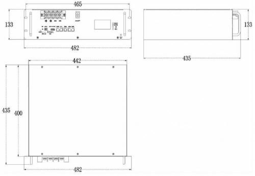 25.6v 100ah LifePo4 Storage Home Rack Home Storage