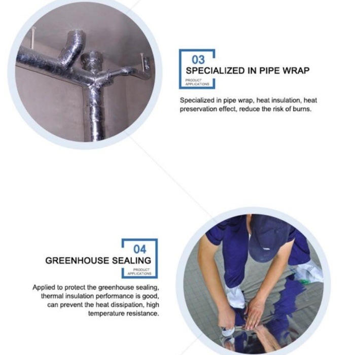 Ruban d'isolation en papier d'aluminium