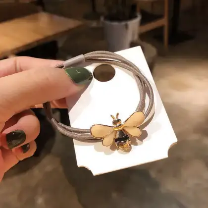 Korean Style Honeybee Daisy Hair Tie for Girls