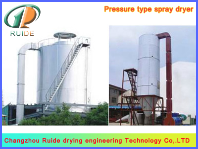 Herbicide spray drying tower