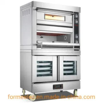 Electric Layered Oven 1-Deck 2-Trays Electric Deck Oven Fermentation Room Proofer All in One