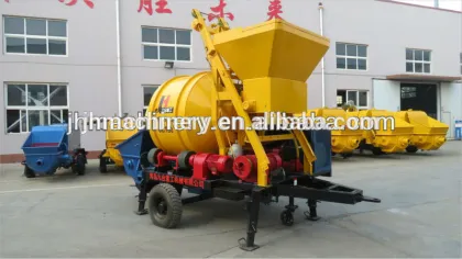 best construction machinery mobile electric concrete cement mixer pumps
