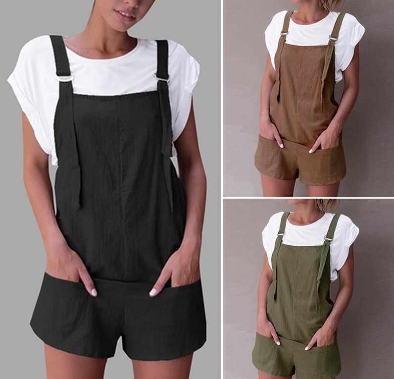 Women S Short Overalls 2