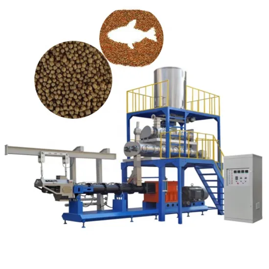 Full Automatic Large Capacity Twin Screw Floating Fish Feed Mill Machinery and Production Line