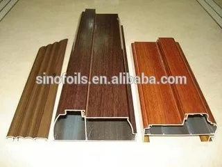 Aluminum wood grain effect natural wood grain decorative
