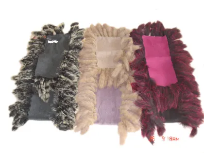 Women`s fur neck scarf
