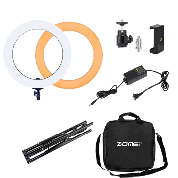 18 Inch 58W 244PCS 5500K Dimmable Ring Lamp for Camera, Phone, and Video Photography