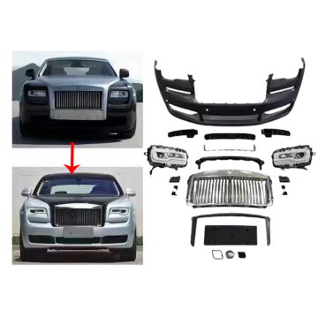 Kit de cuerpo Rolls -Royce Ghost Gen 1 con faros delanteros - Conjunto de parachoques delantero de 3ra generación