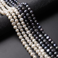 Craft Black Freshwater Pearl Beads for Jewelry Making