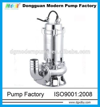 WQ series stainless steel submersible sewage pump