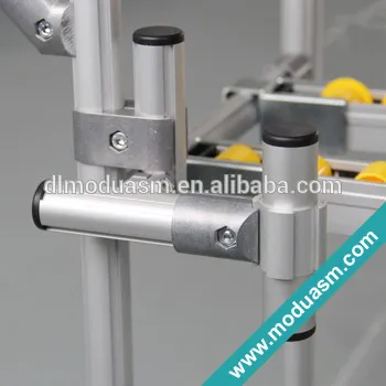 flexible lean pipe for warehouse storage rack, aluminum racking system