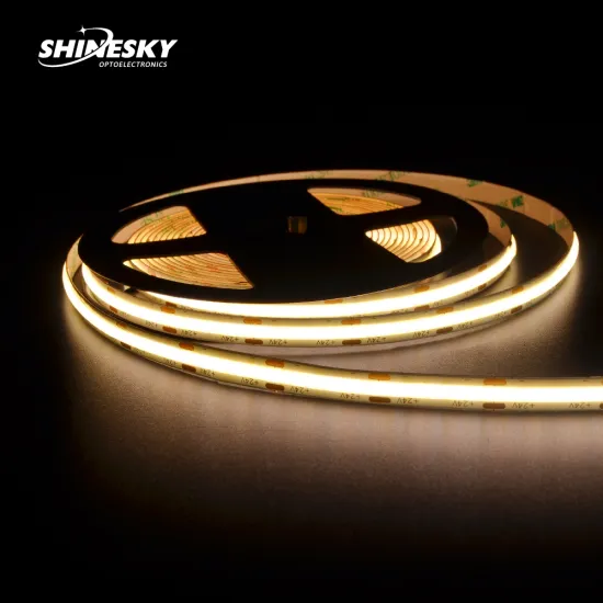 High Density 480LEDs COB LED Strip DC12V/24V/48V IP20 Warm White CRI90 Flexible Light