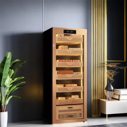 Yohtron Factory Direct Embraco Compressor Electric Cigar Humidor Cabinets - 1700pcs, Made in China