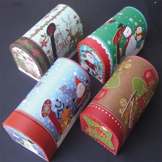 Christmas Holiday Gift Boxes Mailboxes Shape