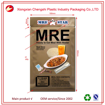 Food grade fully color ziplock plastic bag