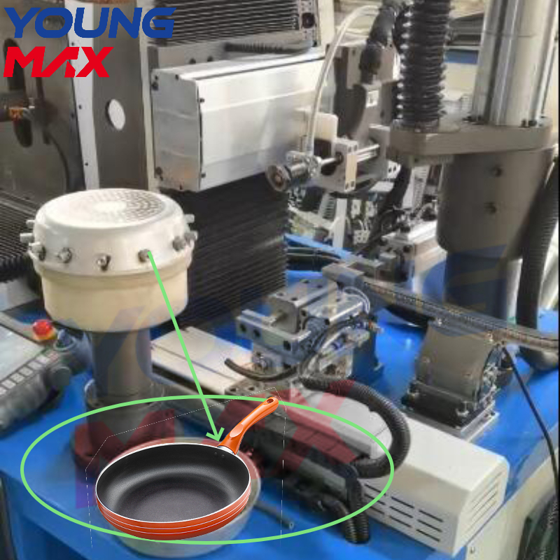 Pressure cooker automatic stud welding machine