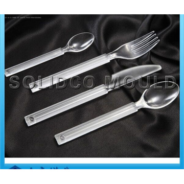 Mold de cuchara de cocina personalizada de plástico y horquilla de alta calidad