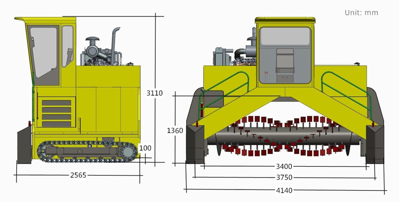 TAGRM compost turner