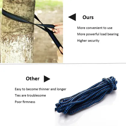 Anti-Mosquito Double Nylon Hammock with Mosquito Net for Outdoor Camping