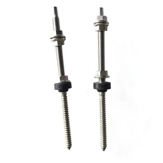 HQ Mount Solar Panel PV Roof Fixing Stainless Steel M10 x 200MM Screw Hanger Bolts
