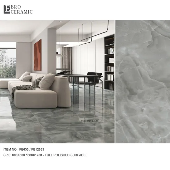 Glossy 8mm Thick Ceramic Wall Tiles - 60x60 & 60x120 for Indoor & Outdoor