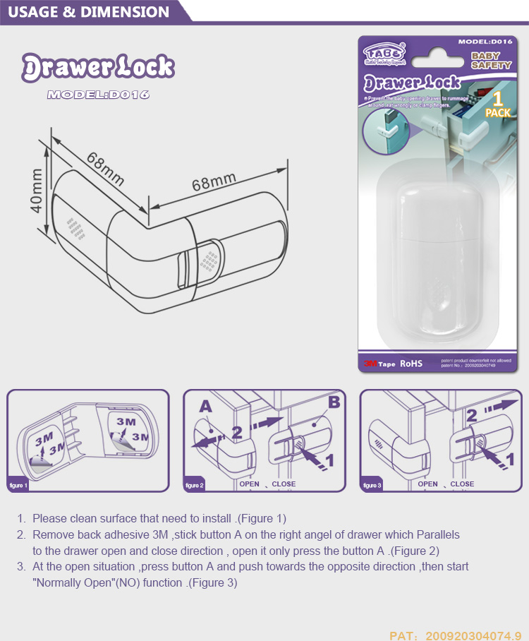 Drawer Safety Locks