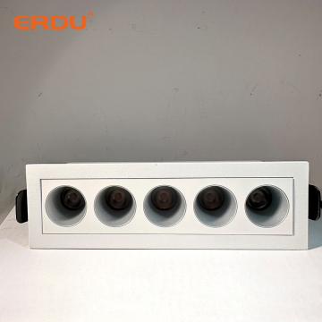 ERDU Led Grill Light: Recessed Linear Spotlight with Anti-Glare Lens