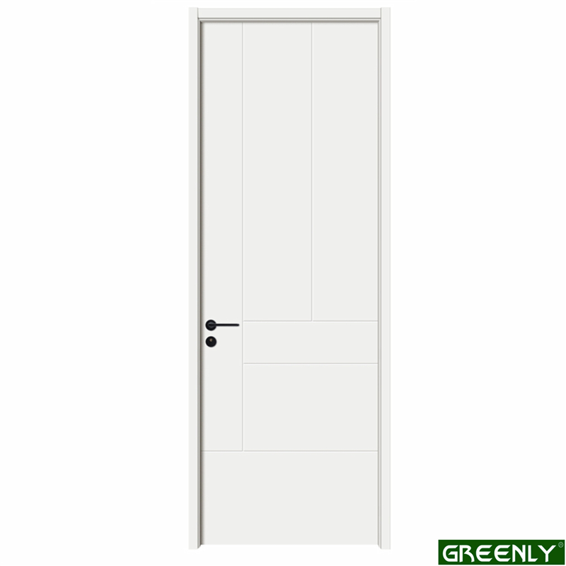 Porte en PVC de peinture blanc pur