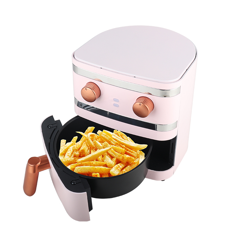 1L Hot Air Oil Free Small Manual Air Fryer with CB