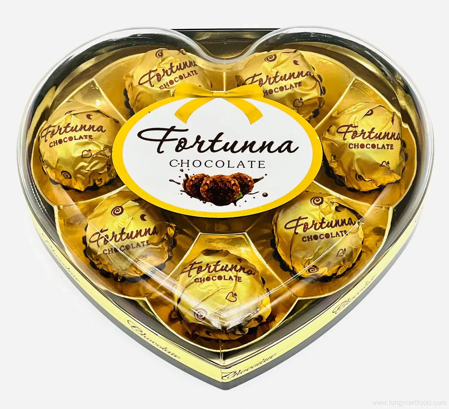 Heart-shaped Chocolate Wafer Ball Box