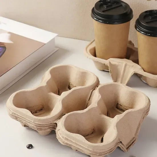 Stackable Cardboard Coffee Cup Holder