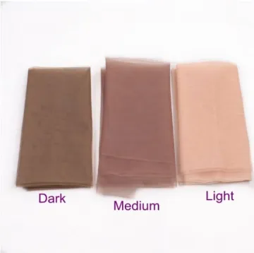 XUCHANG HARMONY 91cmx107cm 1 Yard Toupee and Lace Closure Hair Nets Accessories Soft Elastic Swiss Lace for Wig Making