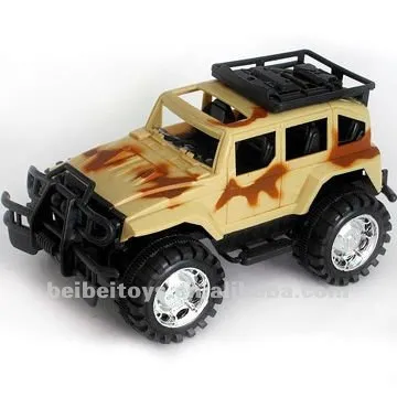 Hummer Style Children Plastic Camouflage Friction Toy Car