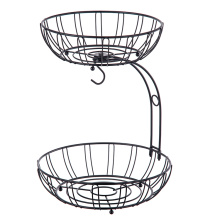metal wire detachable countertop fruit basket hamper