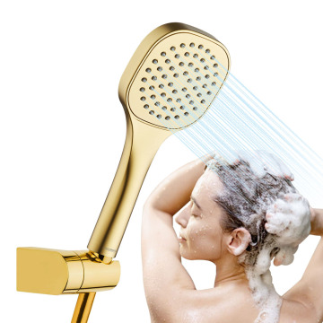 Elegant 10cm Gold Handheld Shower Head