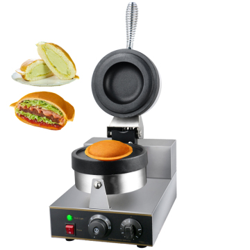 Korean Commercial UFO Burger Shaper Hamburger Maker with Heated Toast and Ice Cream Gelato Panini Machine