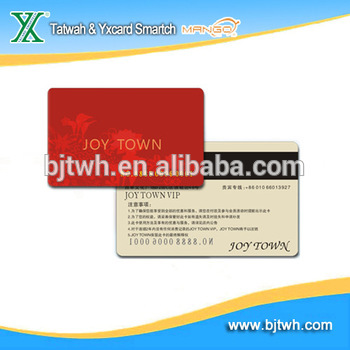 13.65MHz frequency RFID offset priting smat card